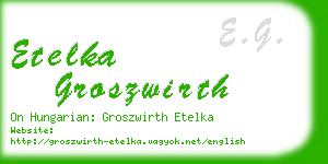 etelka groszwirth business card